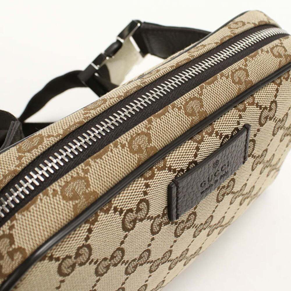 GUCCI Authentic Brown Canvas Hobo Bag - Picture 5 of 8